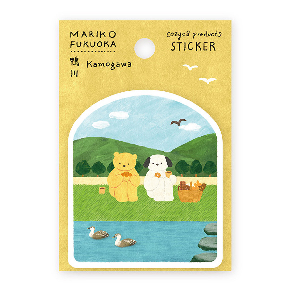 表現社　ステッカー　鴨川