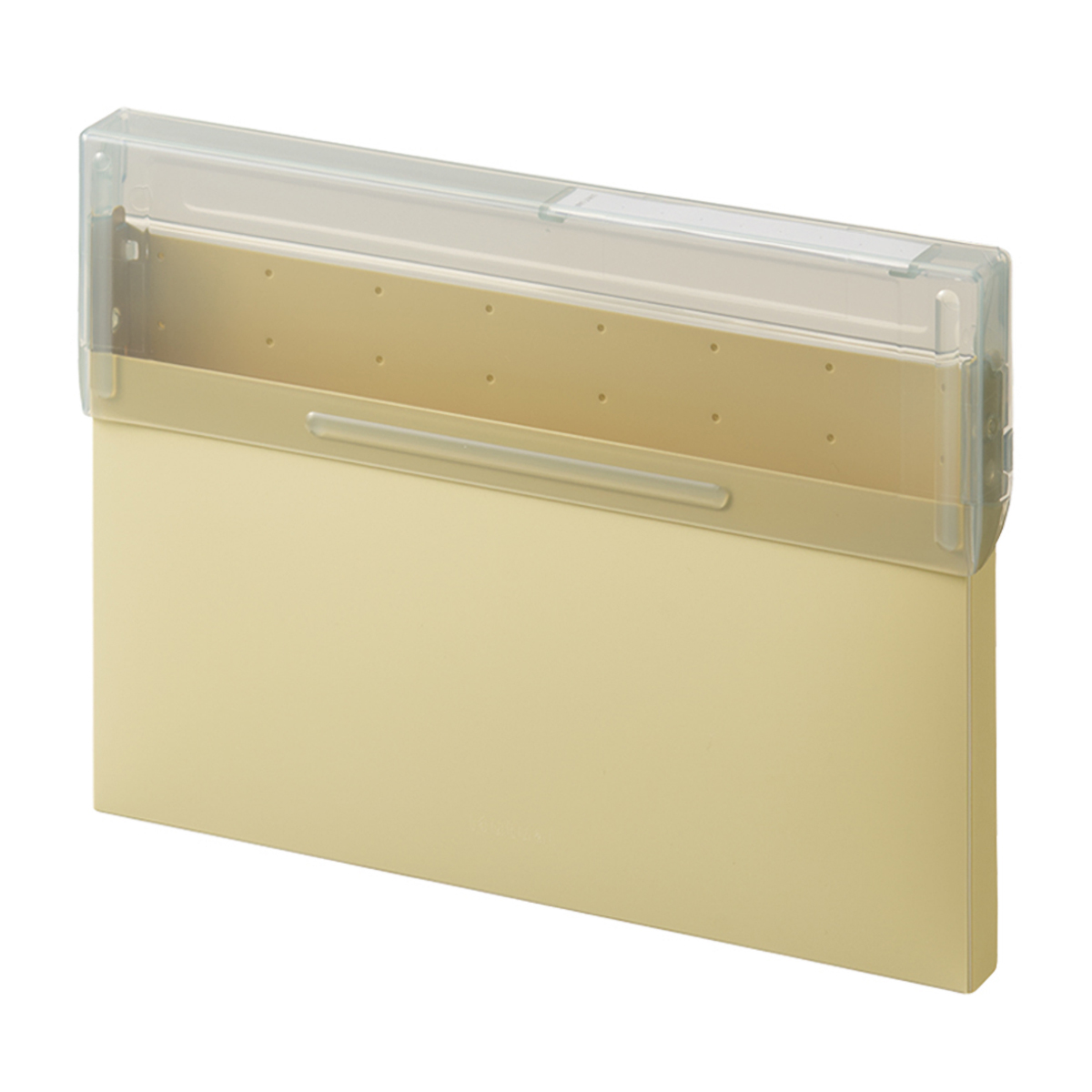 リヒトラブ　Ｍｕｔｕａｌ　コングレスケース　マットイエロー　Ａ５・ヨコ　１５０枚収容