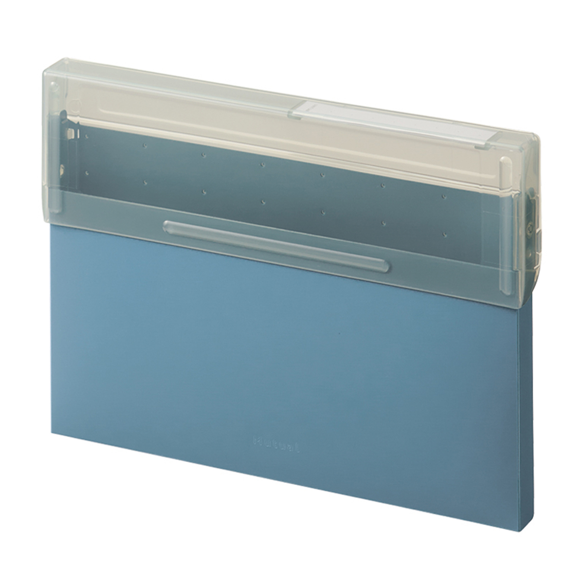 リヒトラブ　Ｍｕｔｕａｌ　コングレスケース　スレートブルー　Ａ５・ヨコ　１５０枚収容