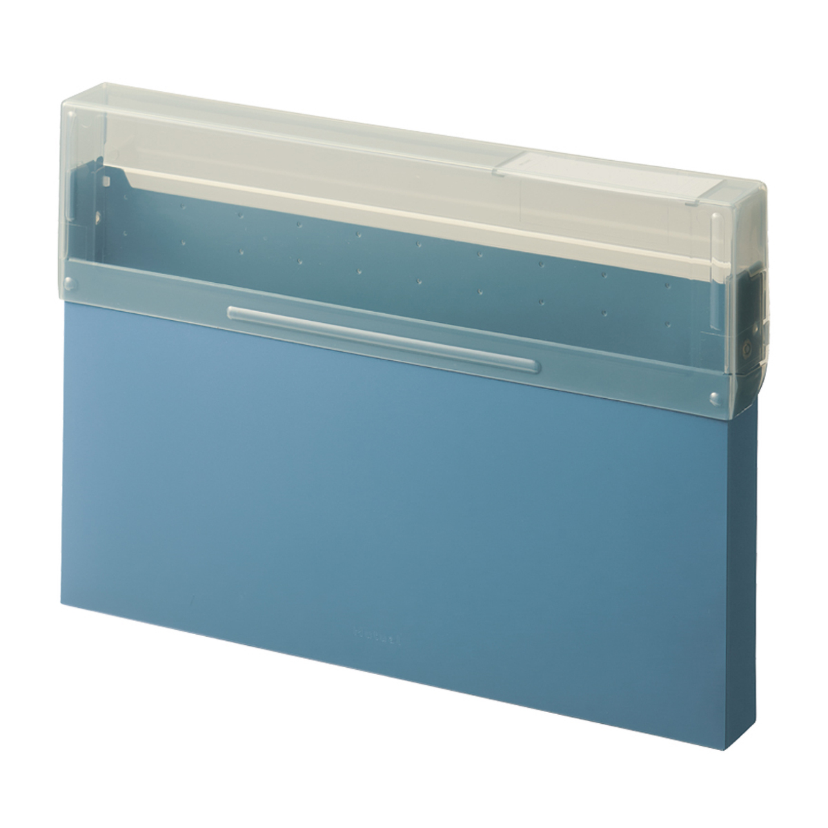 リヒトラブ　Ｍｕｔｕａｌ　コングレスケース　スレートブルー　Ａ４・ヨコ　３００枚収容