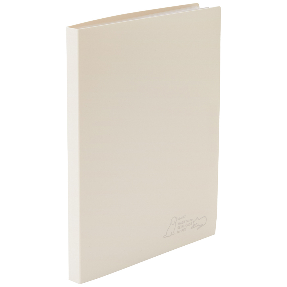 リヒトラブ　わが家の整理ケース＜ペット用＞　ベージュ　Ａ５