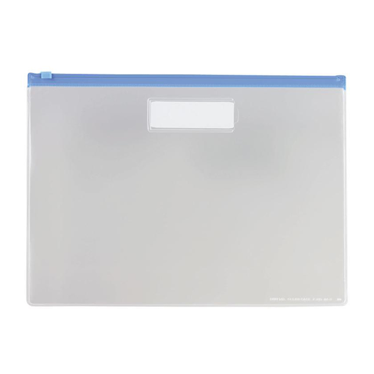 リヒトラブ　クリヤーケース（ヨコ型）　藍　Ａ４　１００枚収容