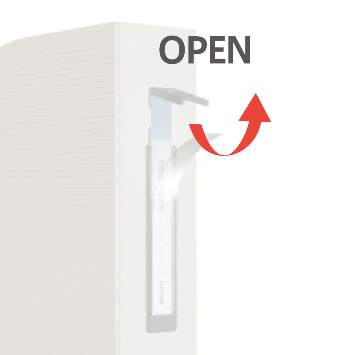 リヒトラブ　ｎｏｉｅ－ｓｔｙｌｅ　ドキュメントボックス　ヨコ　スリム　ホワイト　Ａ４　６仕切（７ポケット）