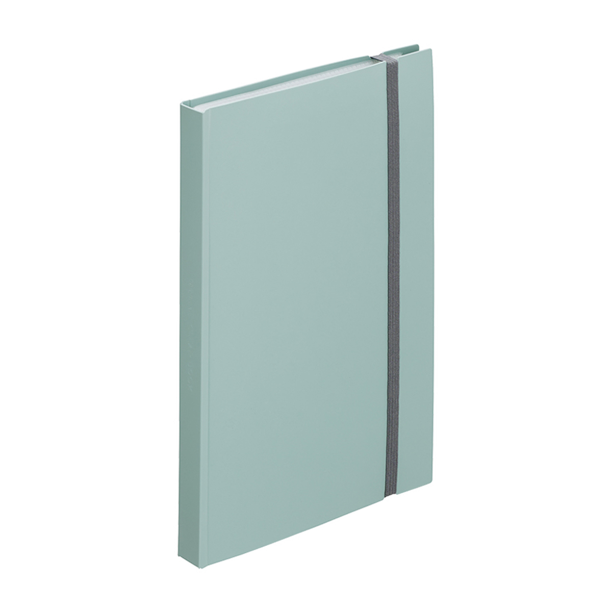 リヒトラブ　Ｍｕｔｕａｌ　二つ折りクリヤーブック＜ポケット交換式＞　ライトブルー　Ａ５（Ａ４・２つ折）　ポケット１０枚