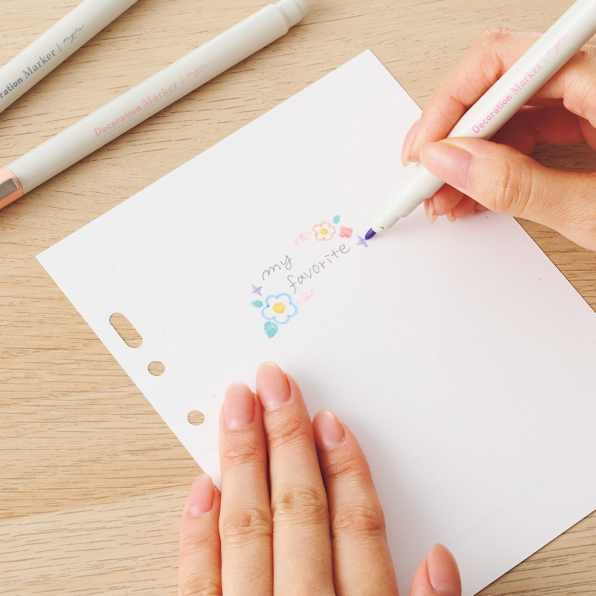 リヒトラブ　ｍｙｆａ　デコレーションマーカー　ライラックパープル　１本