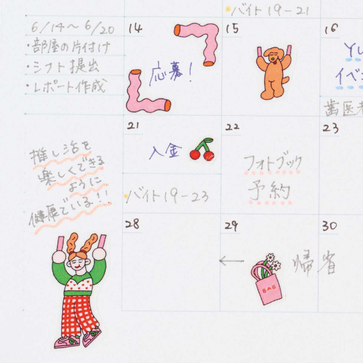 リヒトラブ　ｍｙｆａ　デコレーションシール　クリエイターコラボ　サキポン