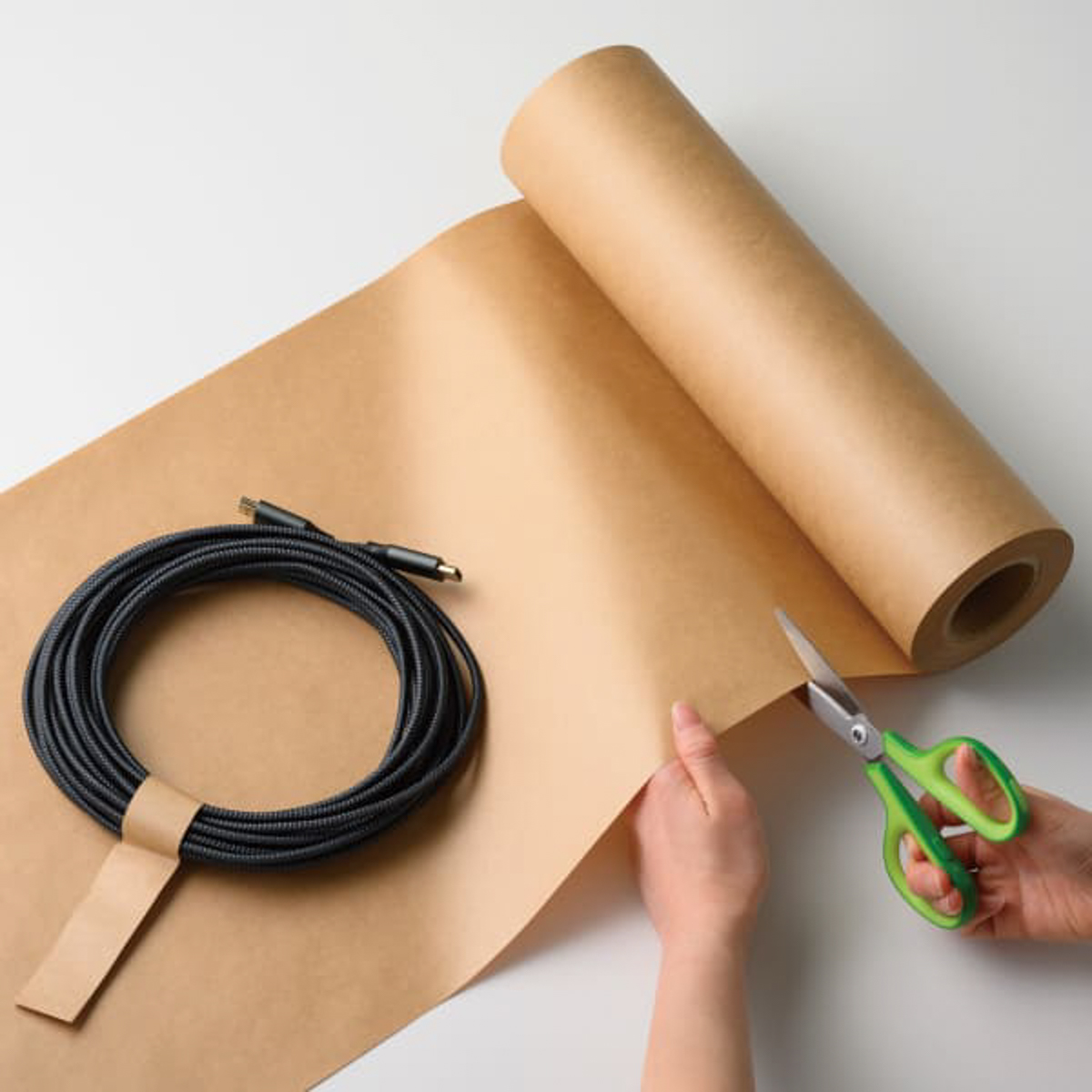 ヒサゴ　テープのいらない梱包紙　クラフトロール ５０ｍ