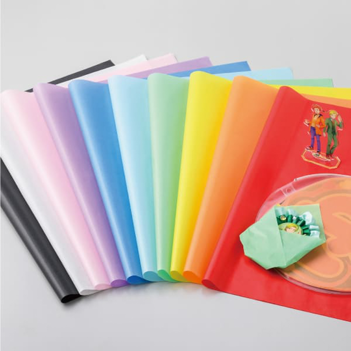 ヒサゴ　推し色薄葉紙　イエロー