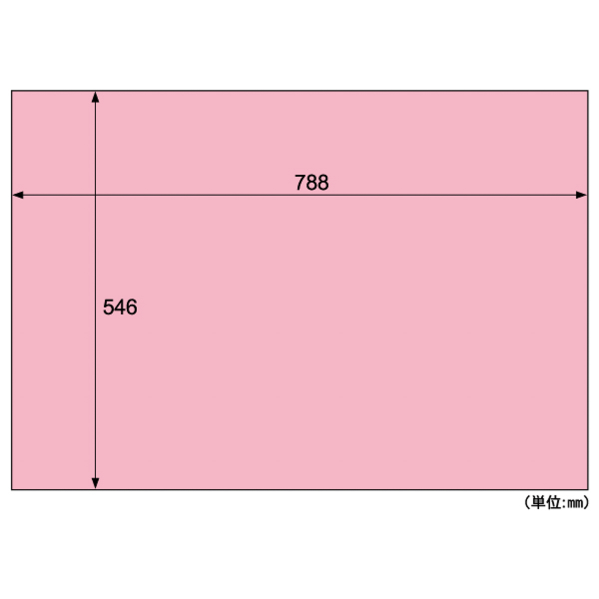 ヒサゴ　推し色薄葉紙　ピンク