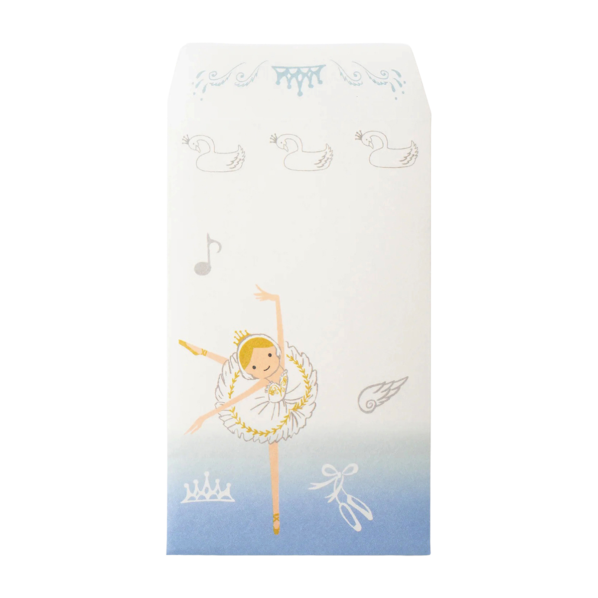 木野瀬印刷　ポチ袋（小）　バレエ　白鳥の湖