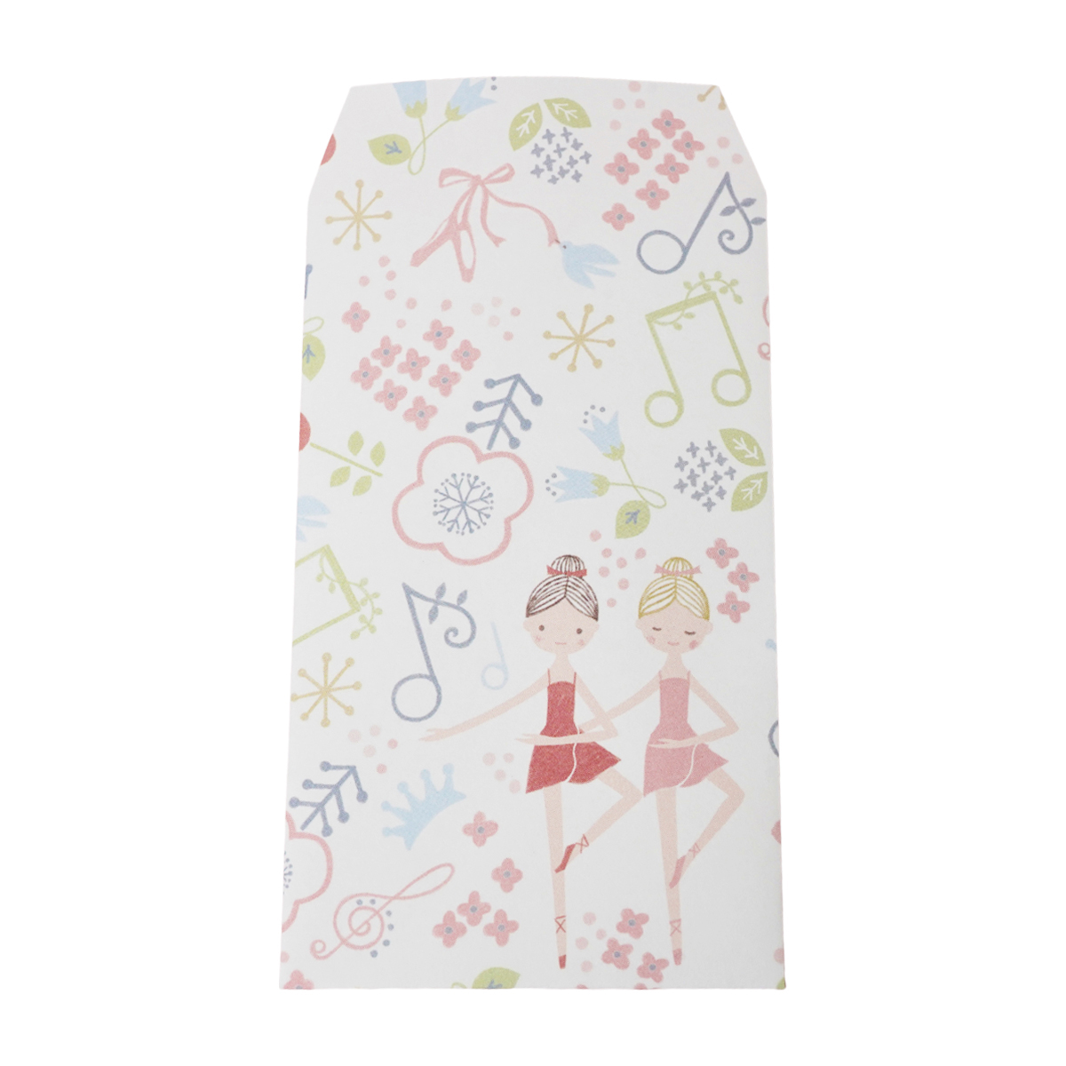 木野瀬印刷　ポチ袋（小）　バレエ　ｔｗｉｎｓ