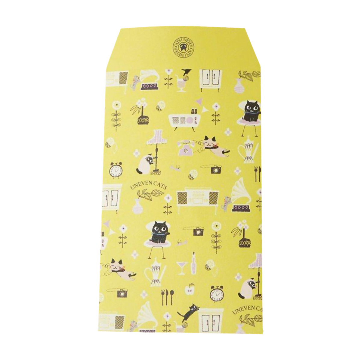 木野瀬印刷　ポチ袋（小）　ＵＮＥＶＥＮ　ＣＡＴＳ　ｒｏｏｍ