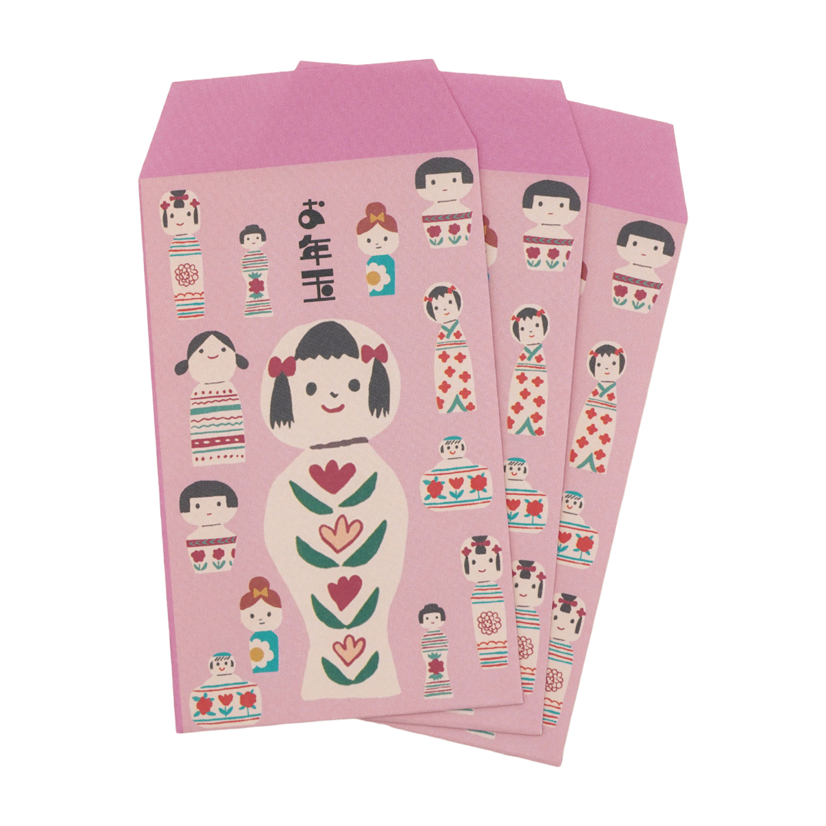 木野瀬印刷　お年玉袋（小）　こけしさん