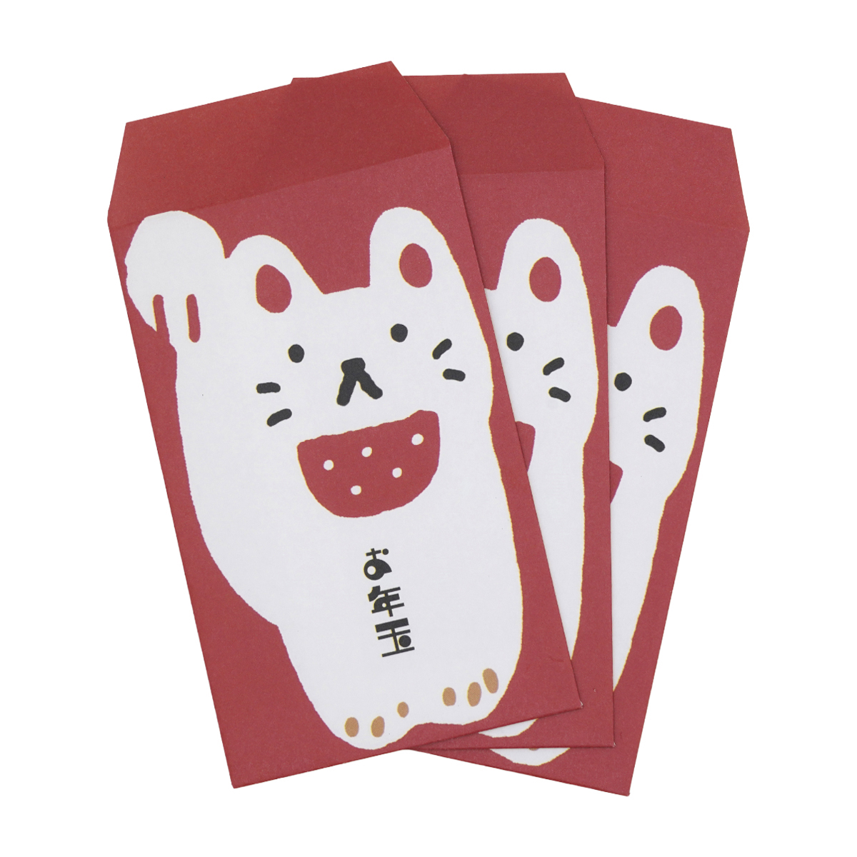 木野瀬印刷　お年玉袋（小）　シングル招き猫