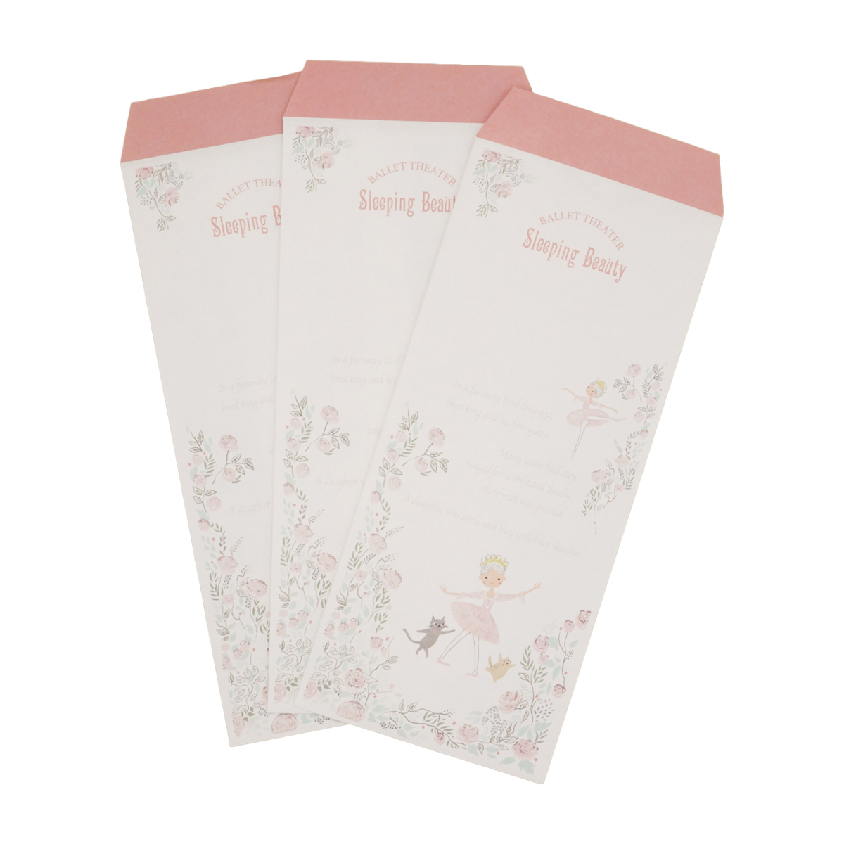 木野瀬印刷　ポチ袋（大）　バレエシアター　眠れる森の美女
