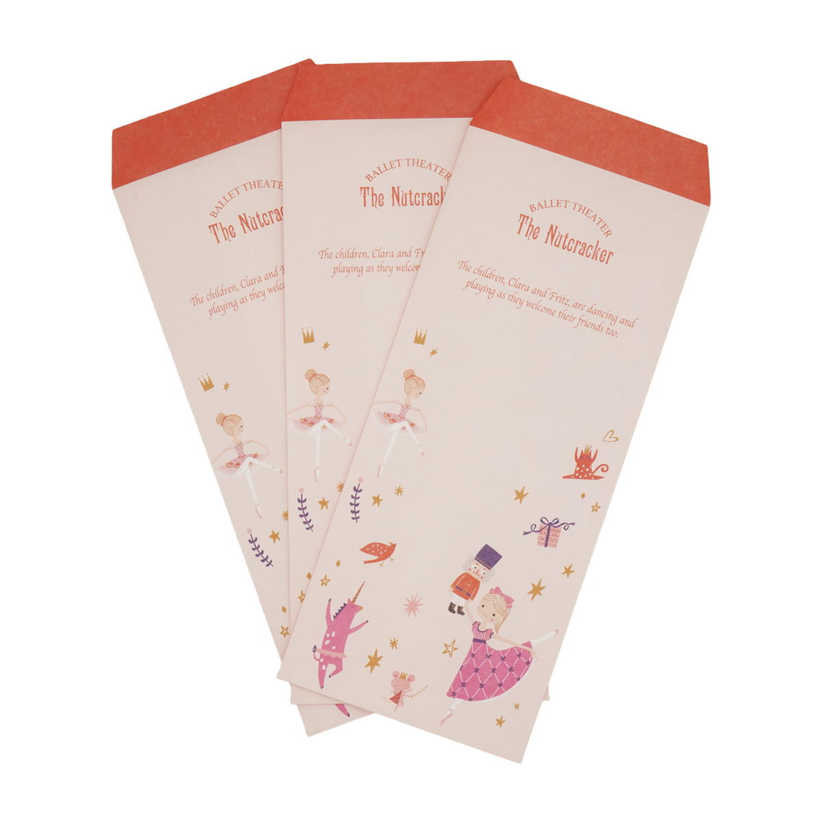 木野瀬印刷　ポチ袋（大）　バレエシアター　くるみ割り人形