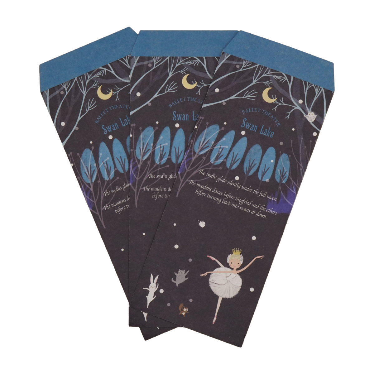 木野瀬印刷　ポチ袋（大）　バレエシアター　白鳥の湖