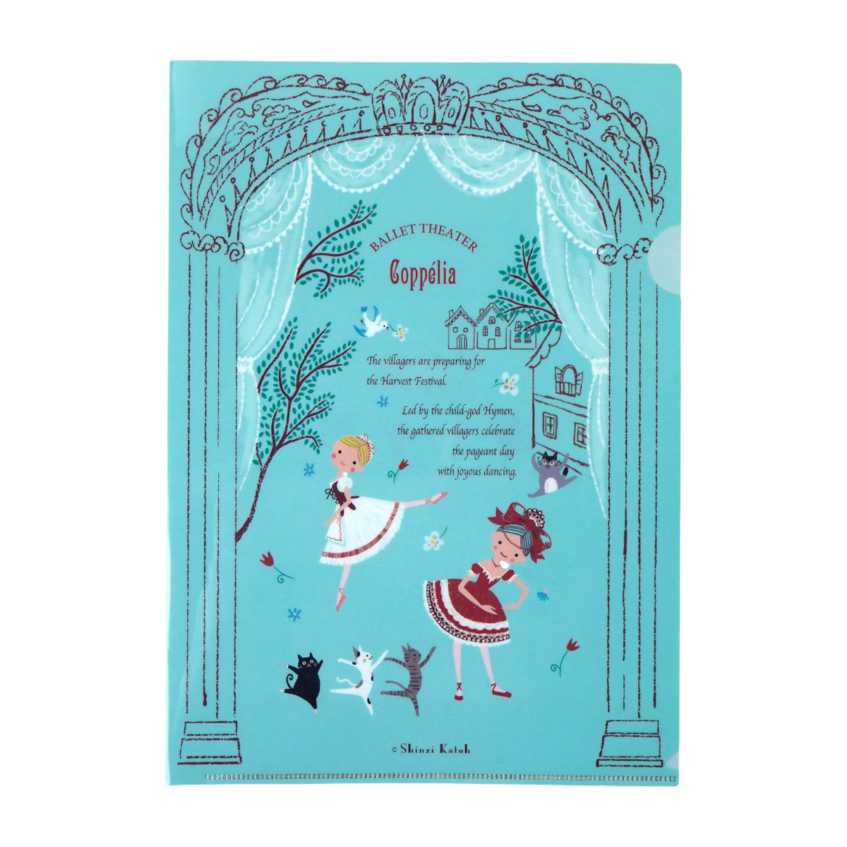 木野瀬印刷　クリアファイルＡ４　バレエシアター　コッペリア