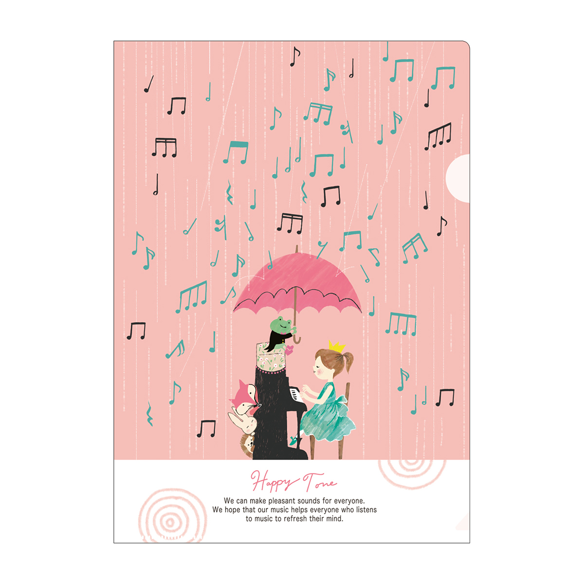 木野瀬印刷　クリアファイルＡ４　Ｈａｐｐｙ　Ｔｏｎｅ　セレナーデ