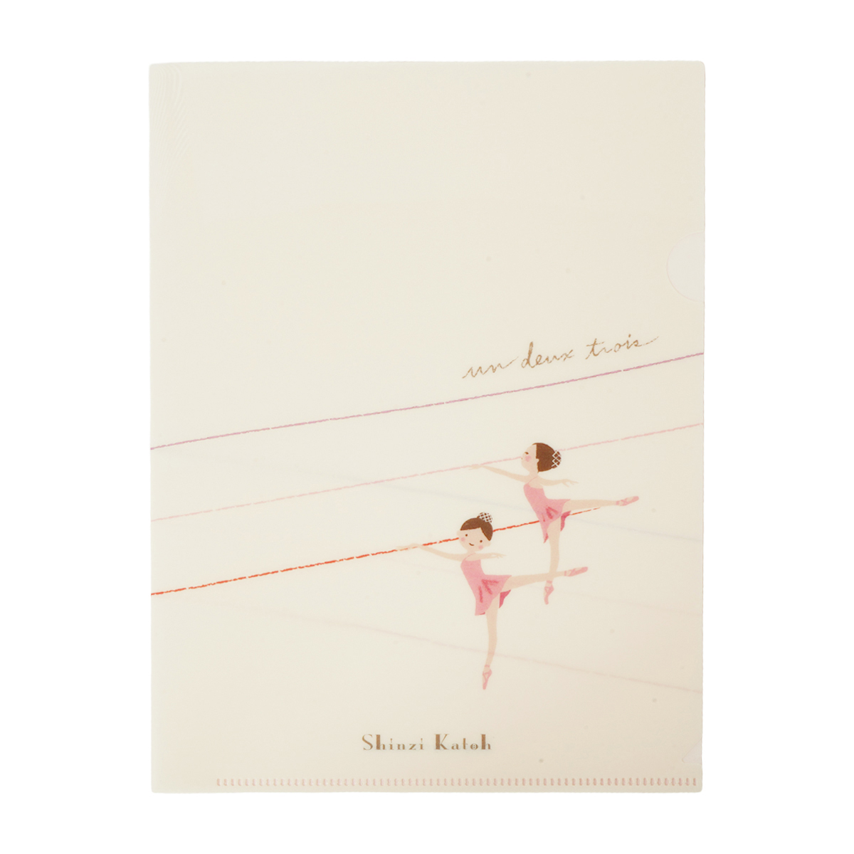 木野瀬印刷　クリアファイルＡ５　バレエ　アラベスク