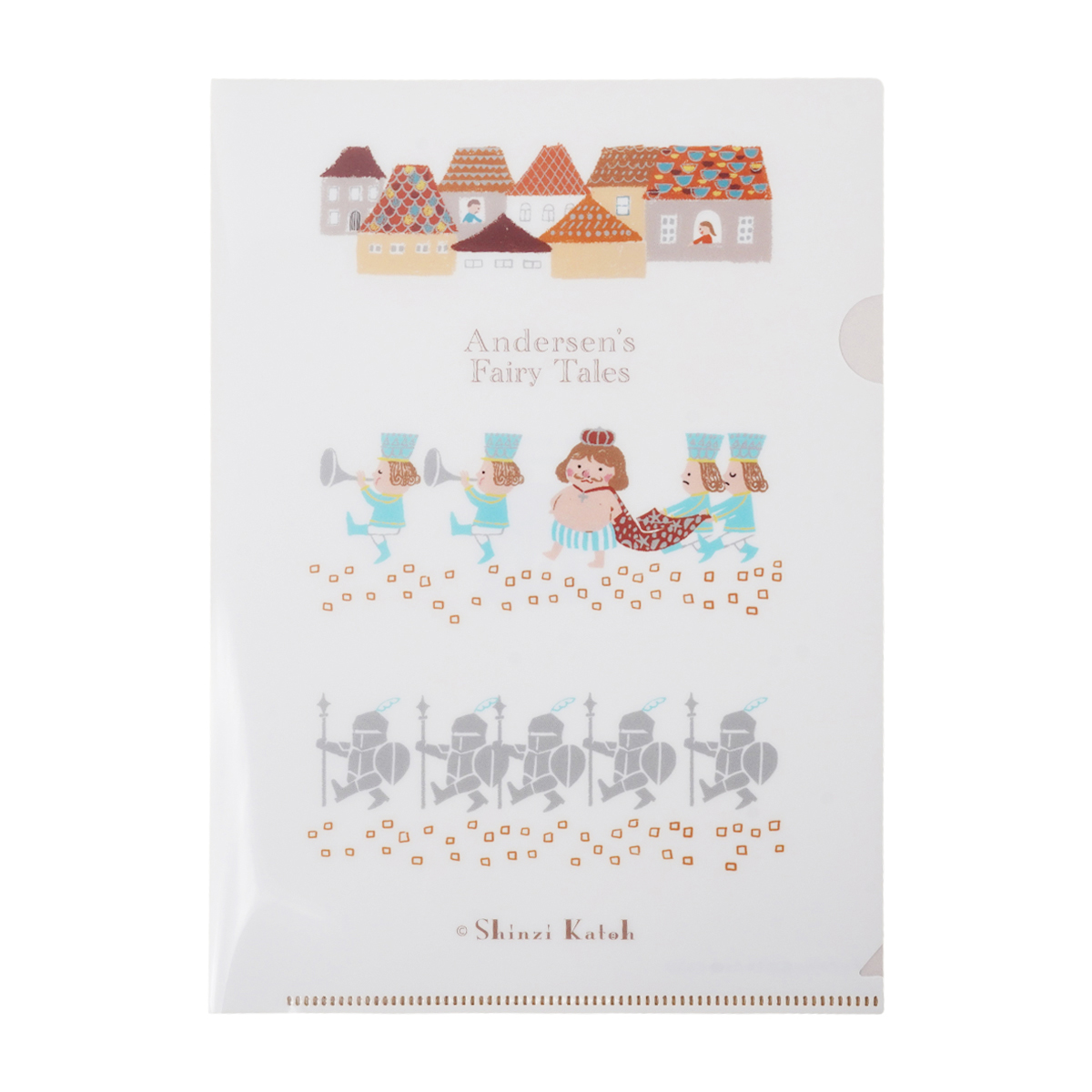 木野瀬印刷　クリアファイルＡ５　アンデルセン童話　はだかの王さま