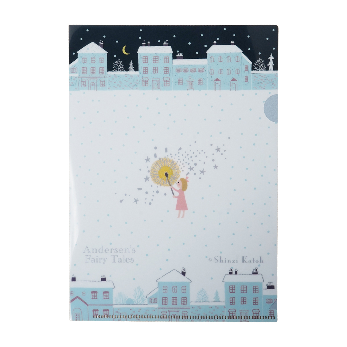 木野瀬印刷　クリアファイルＡ５　アンデルセン童話　マッチ売りの少女