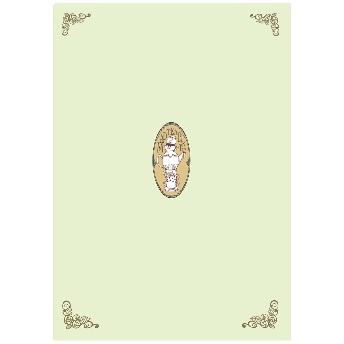 木野瀬印刷　クリアファイルＡ５　アリス　ＭＡＤ　ＴＥＡ　ＰＡＲＴＹ