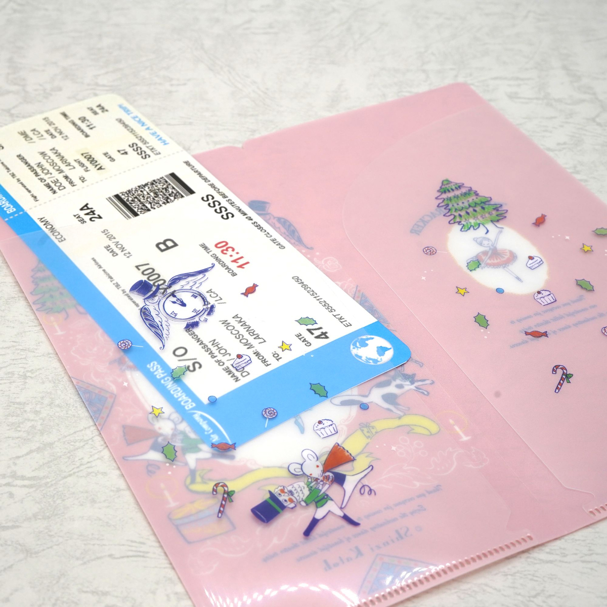 木野瀬印刷　チケットホルダー　バレエシアター　ナッツクラッカー