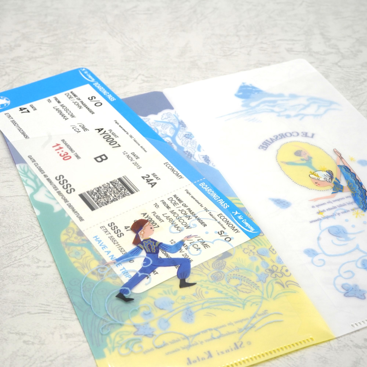 木野瀬印刷　チケットホルダー　バレエシアター　海賊