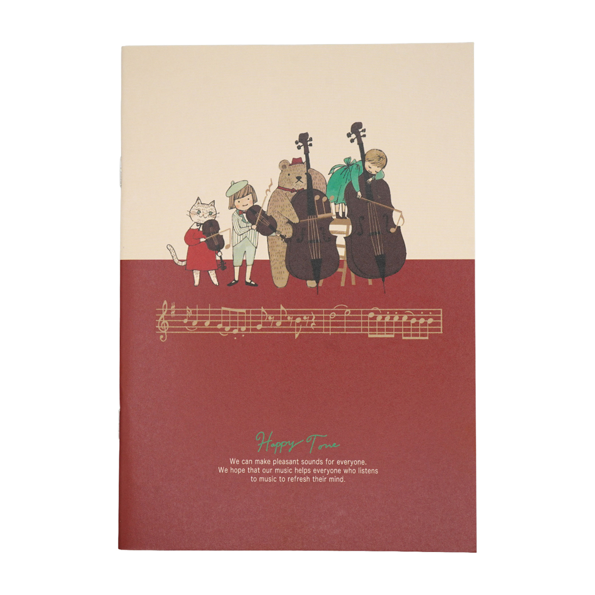 木野瀬印刷　ノートＡ５　アイネクライネ　Ｈａｐｐｙ　Ｔｏｎｅ