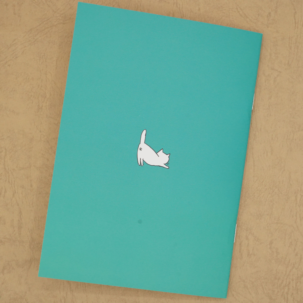 木野瀬印刷　ノートＢ６　キャットヒル　グリーン