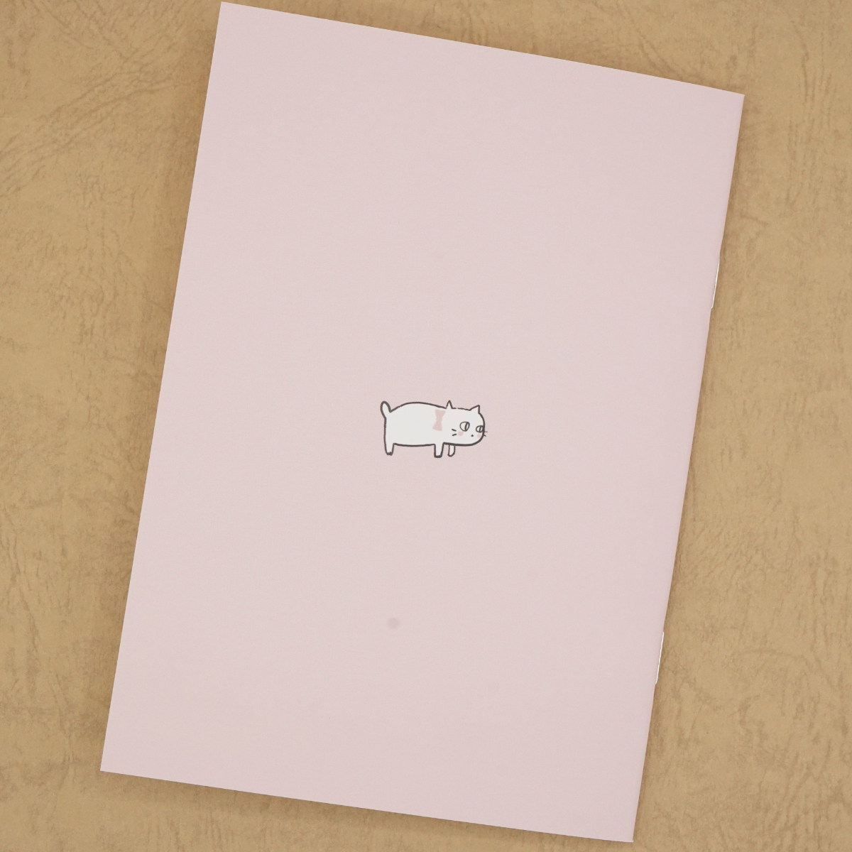 木野瀬印刷　ノートＢ６　キャットヒル　ピンク