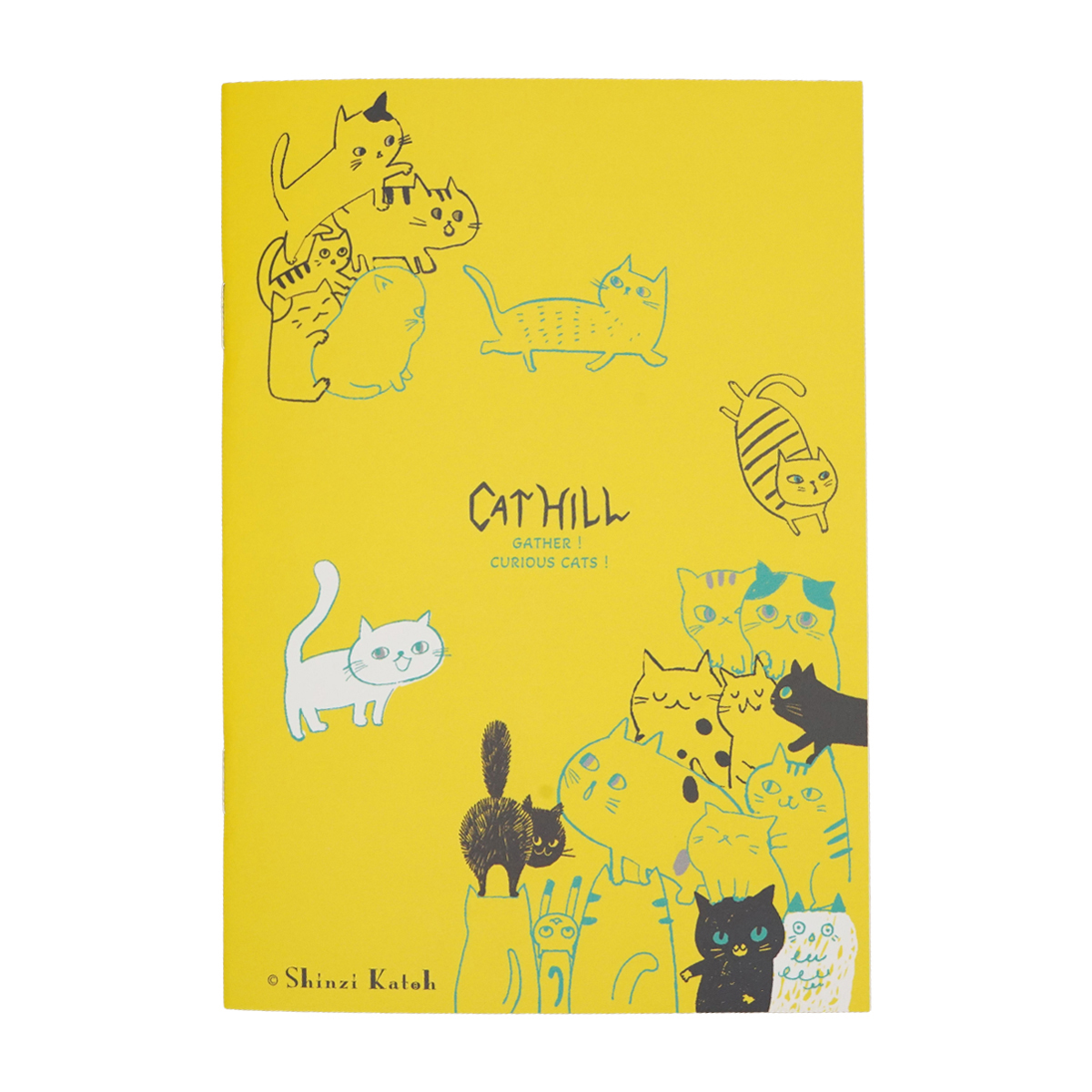 木野瀬印刷　ノートＢ６　キャットヒル　イエロー