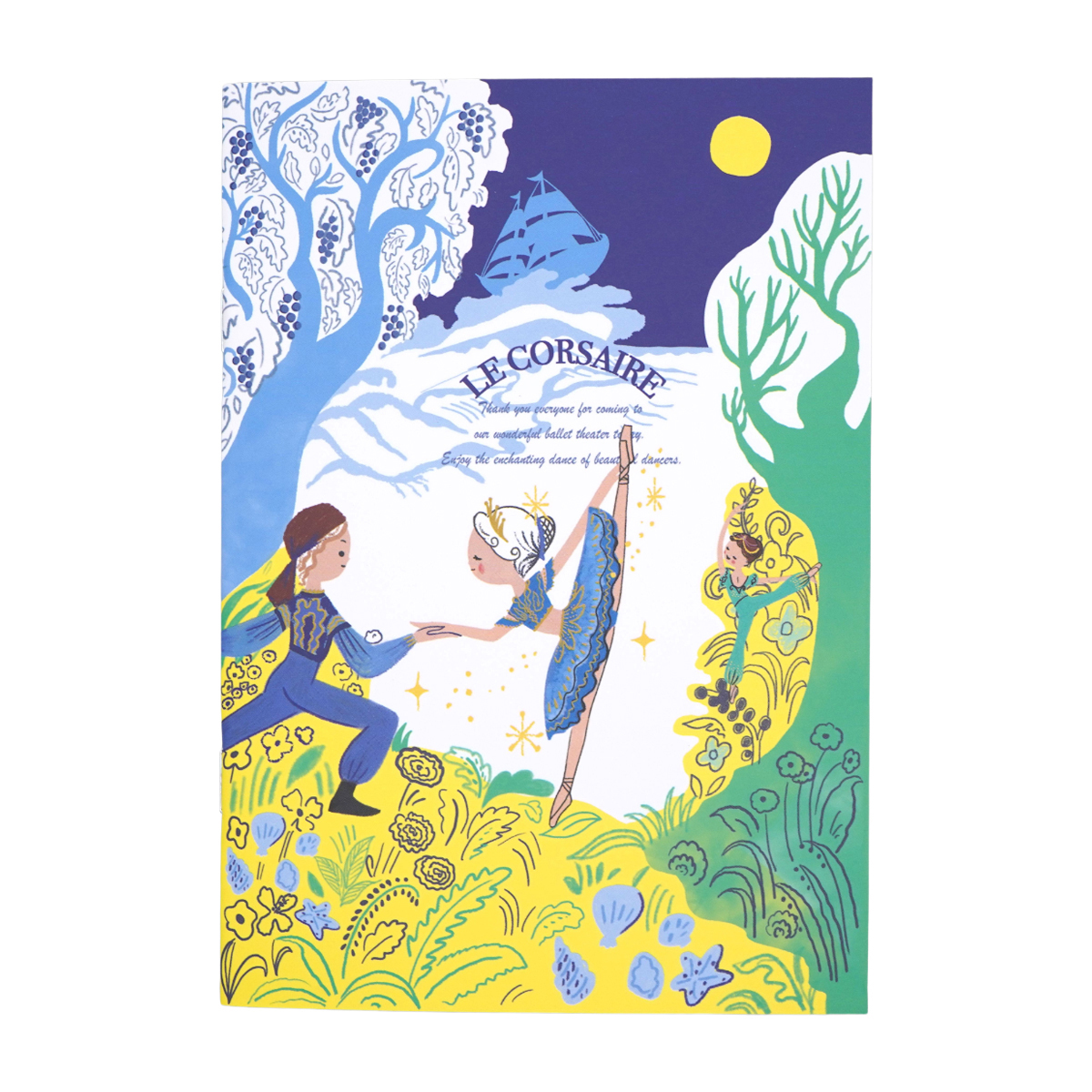 木野瀬印刷　ノートＢ６　バレエシアター　海賊