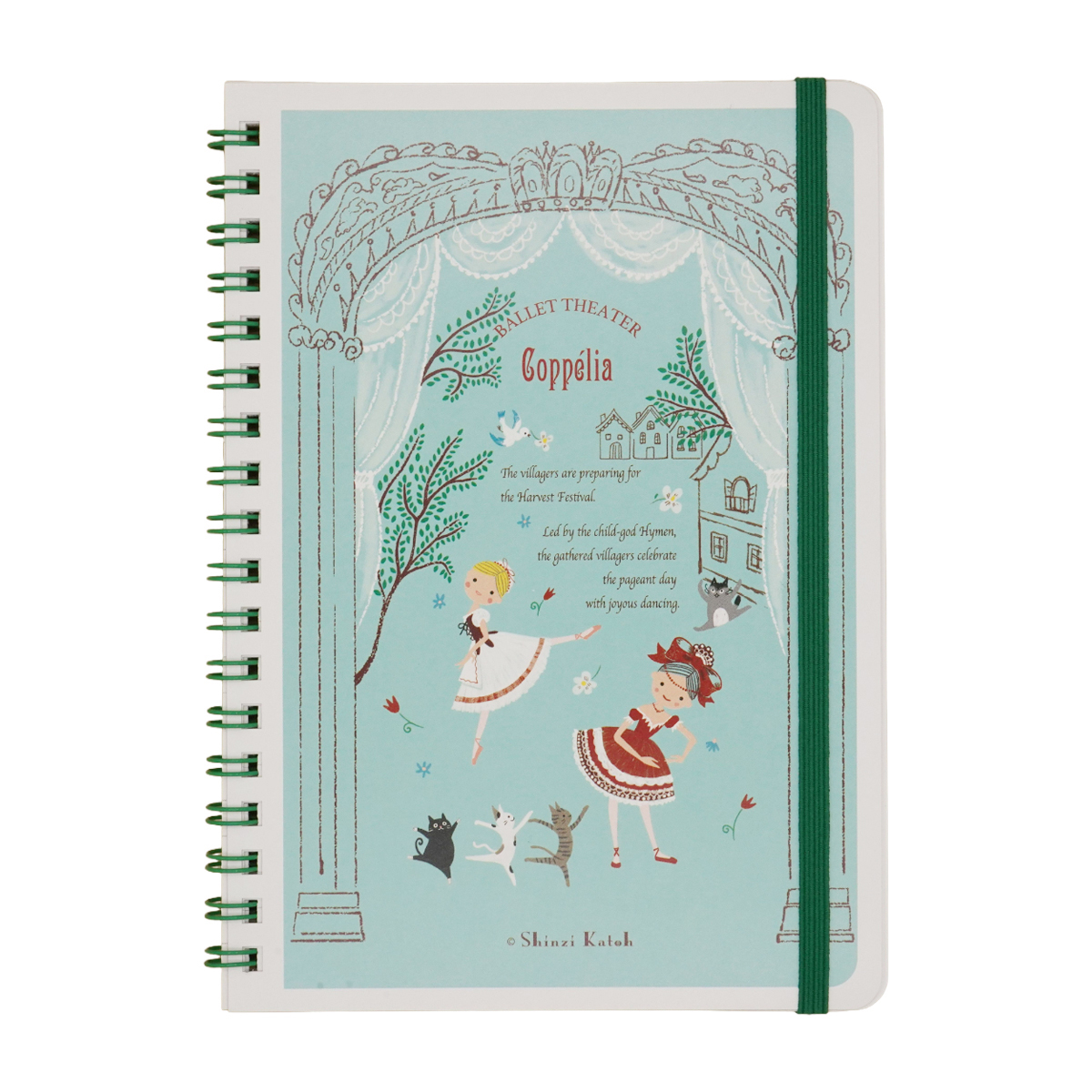 木野瀬印刷　リングノートＢ６　バレエシアター　コッペリア