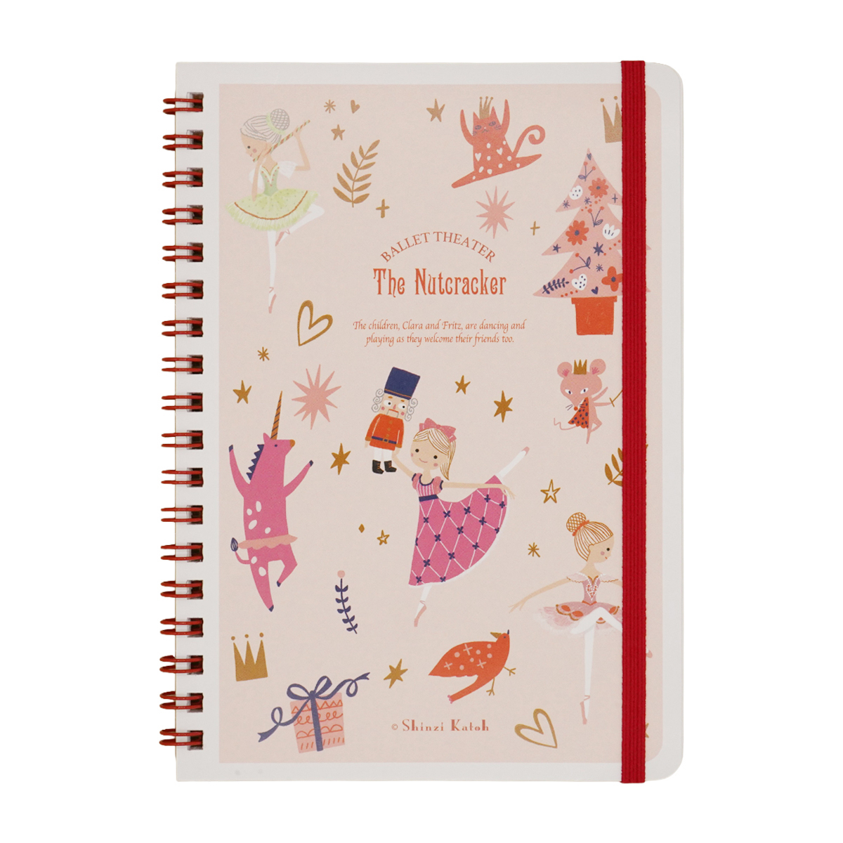 木野瀬印刷　リングノートＢ６　バレエシアター　くるみ割り人形