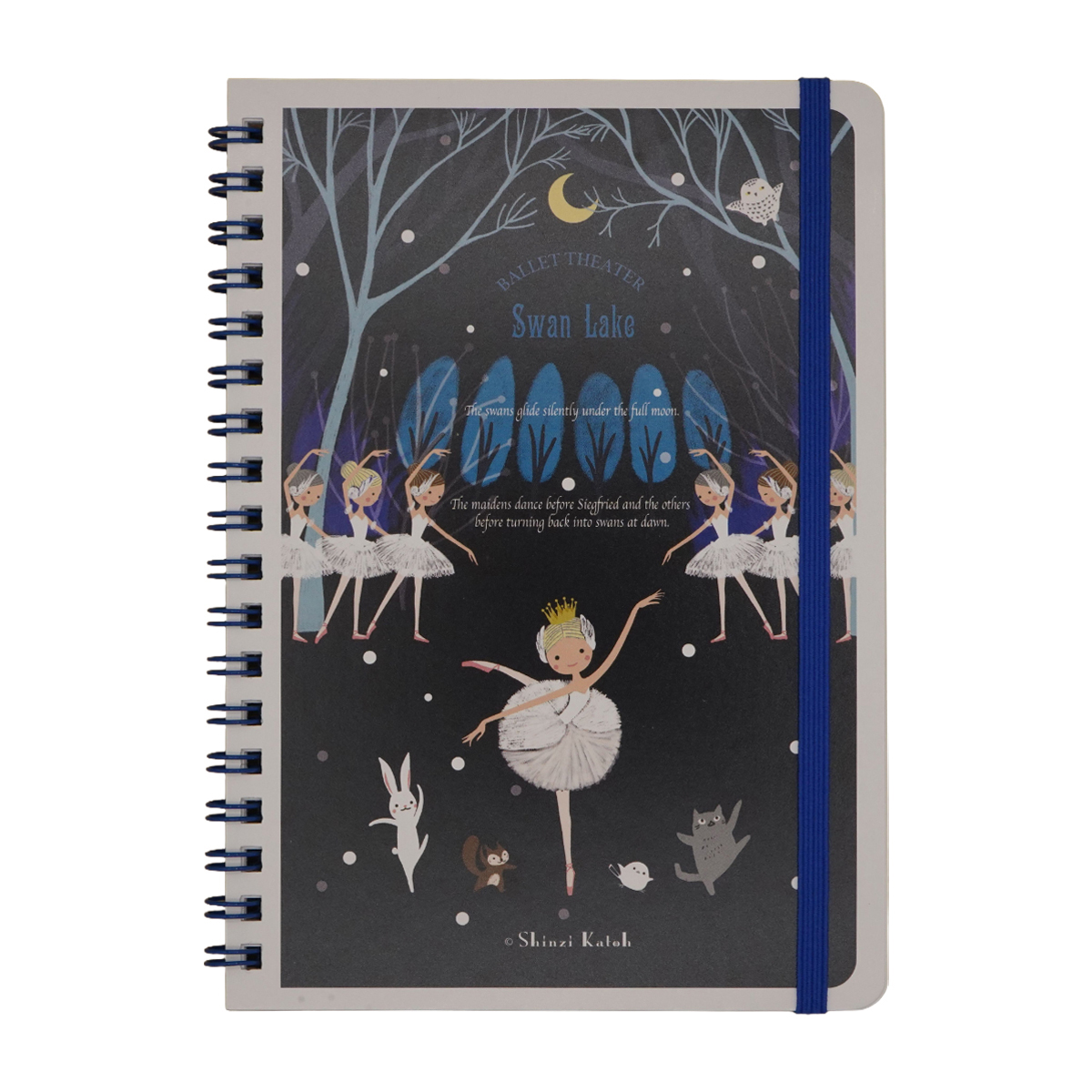 木野瀬印刷　リングノートＢ６　バレエシアター　白鳥の湖