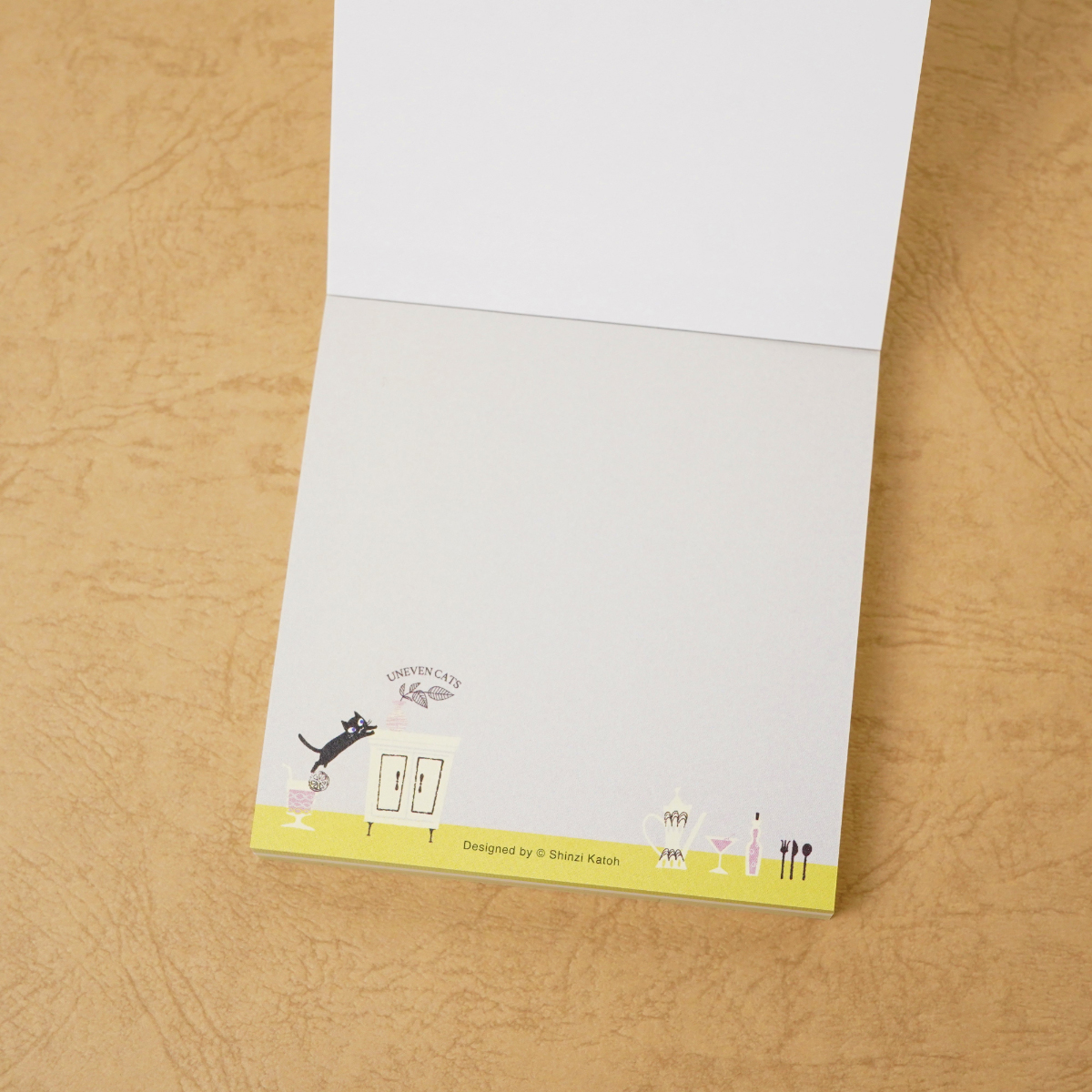 木野瀬印刷　ブロックメモ　ＵＮＥＶＥＮ　ＣＡＴＳ　ｒｏｏｍ