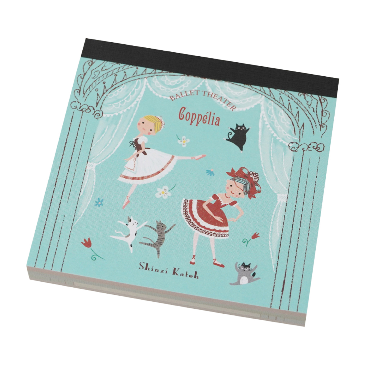 木野瀬印刷　ブロックメモ　バレエシアター　コッペリア