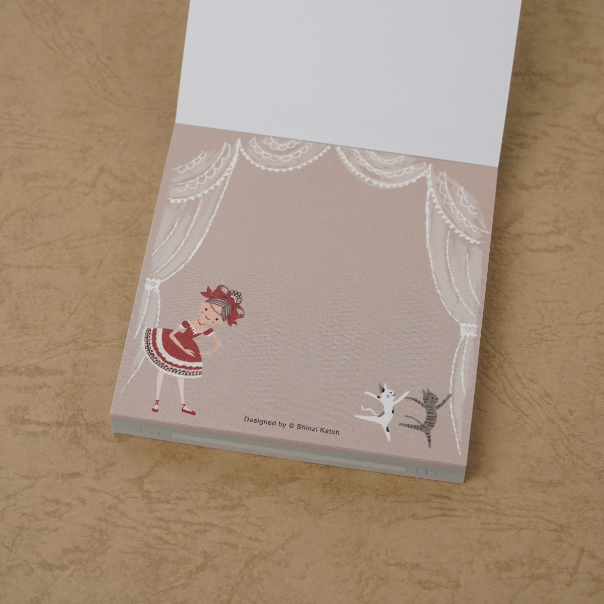 木野瀬印刷　ブロックメモ　バレエシアター　コッペリア