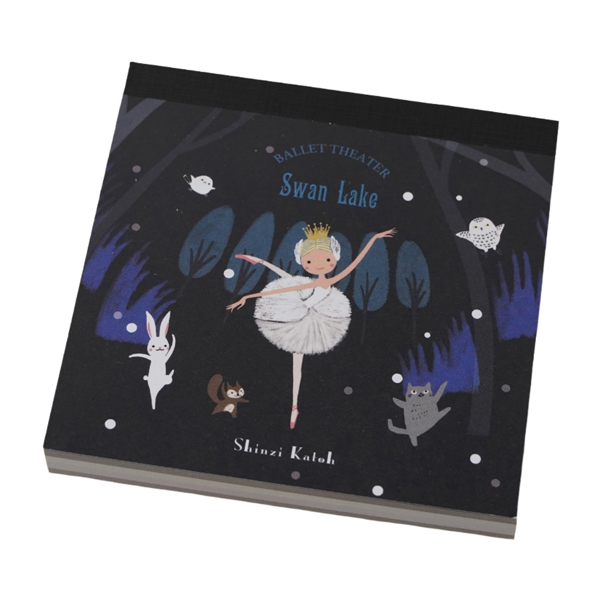 木野瀬印刷　ブロックメモ　バレエシアター　白鳥の湖