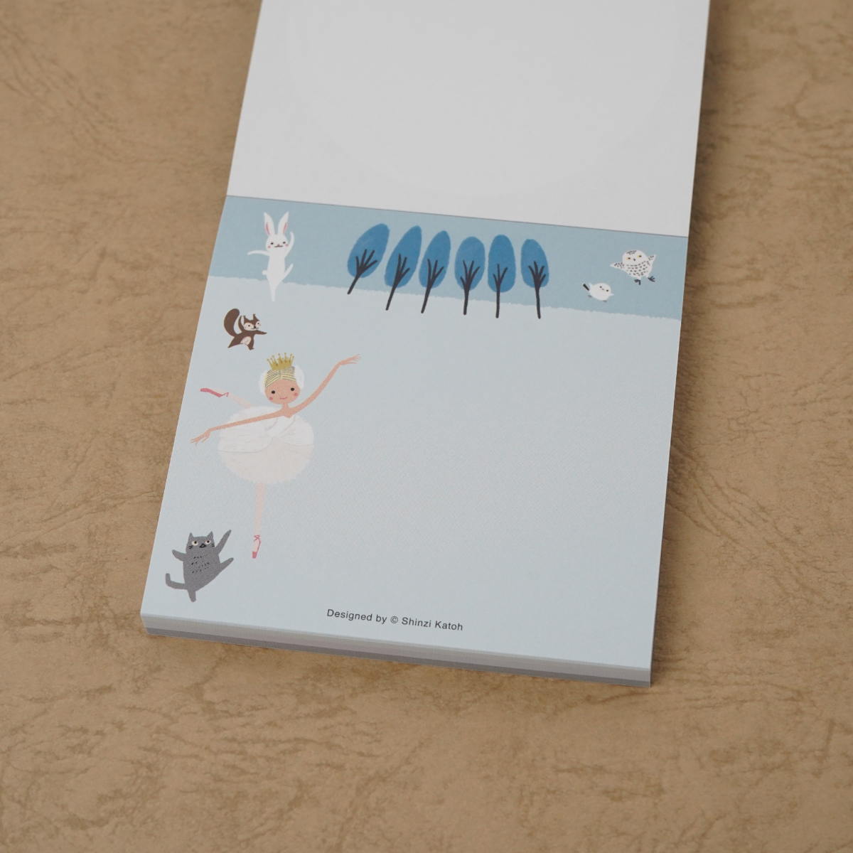 木野瀬印刷　ブロックメモ　バレエシアター　白鳥の湖