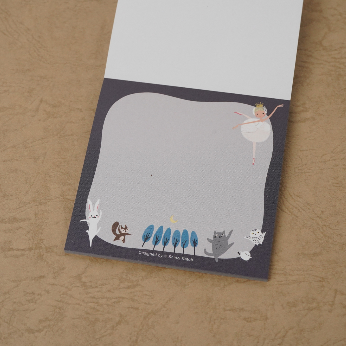 木野瀬印刷　ブロックメモ　バレエシアター　白鳥の湖