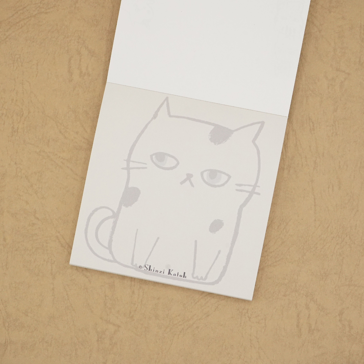 木野瀬印刷　ブロックメモ　キャットヒル　ピンク