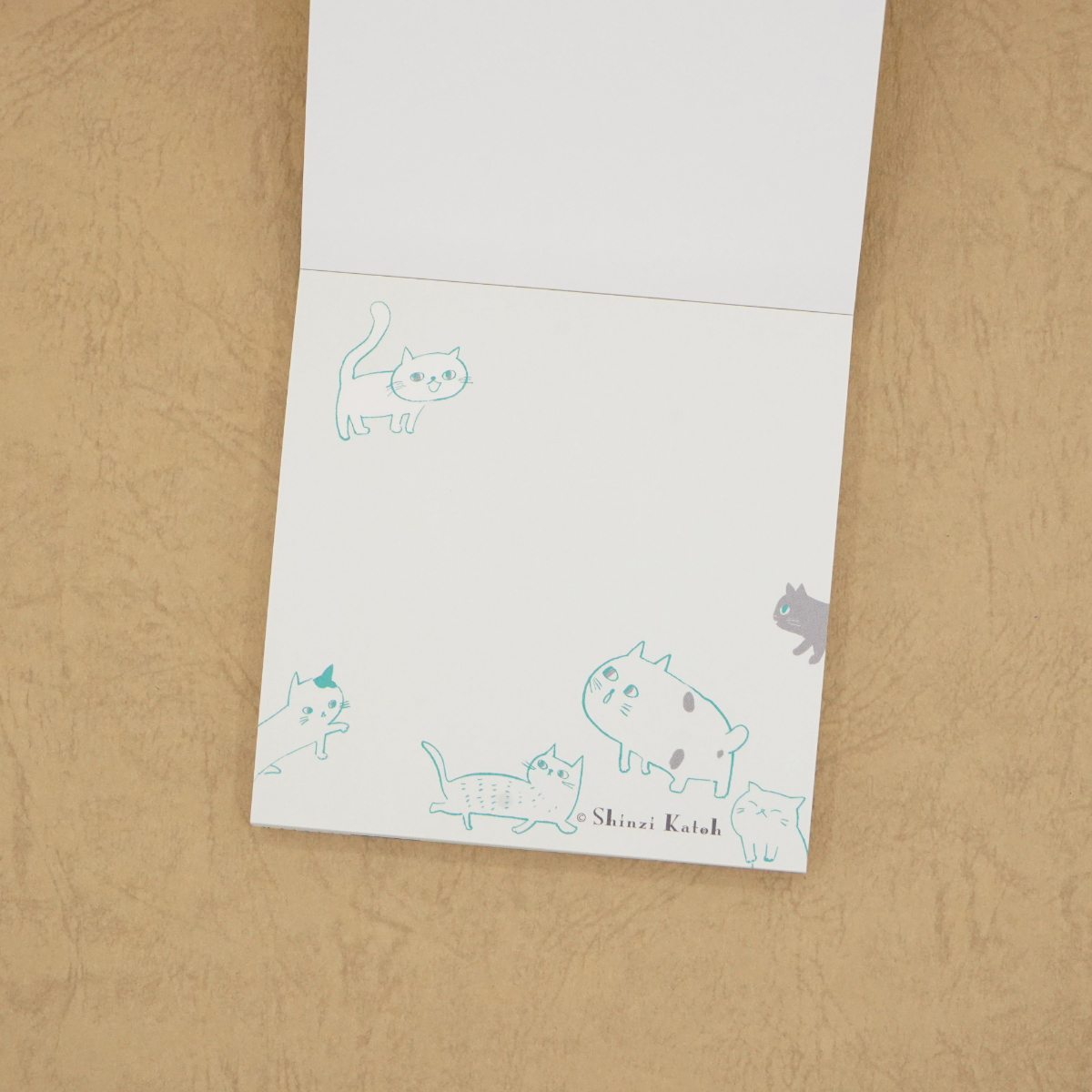 木野瀬印刷　ブロックメモ　キャットヒル　イエロー