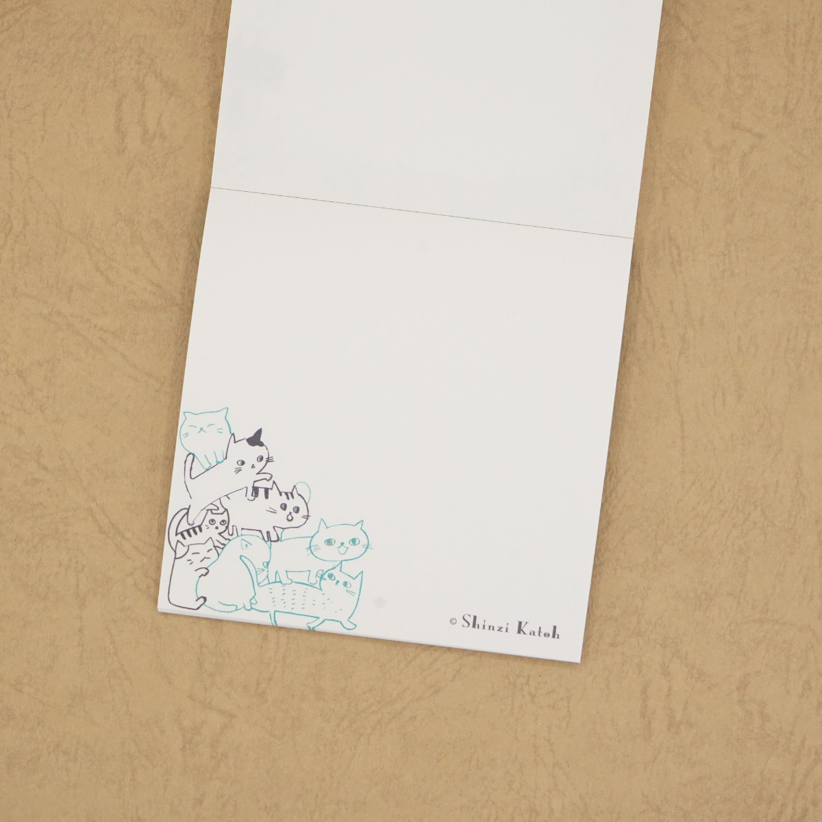 木野瀬印刷　ブロックメモ　キャットヒル　イエロー