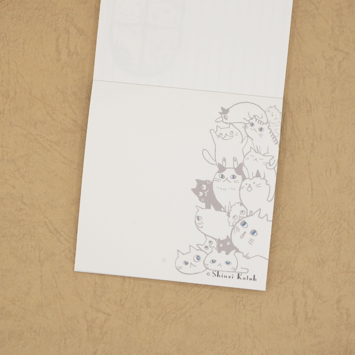 木野瀬印刷　ブロックメモ　キャットヒル　ブラック