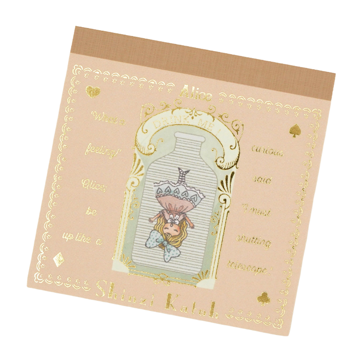 木野瀬印刷　ブロックメモ　アリス　ＤＲＩＮＫ　ＭＥ