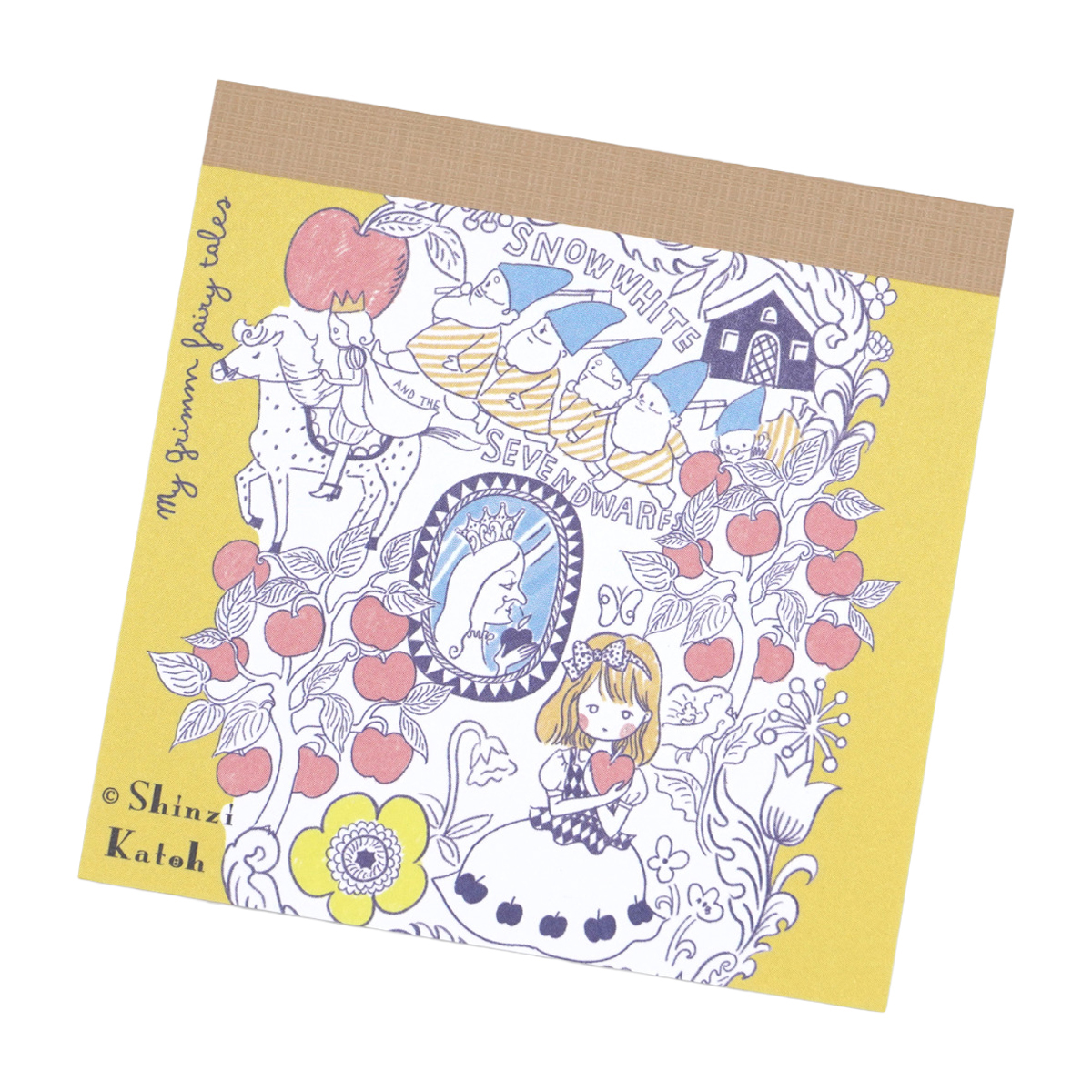 木野瀬印刷　ブロックメモ　グリム童話　白雪姫ＩＩ