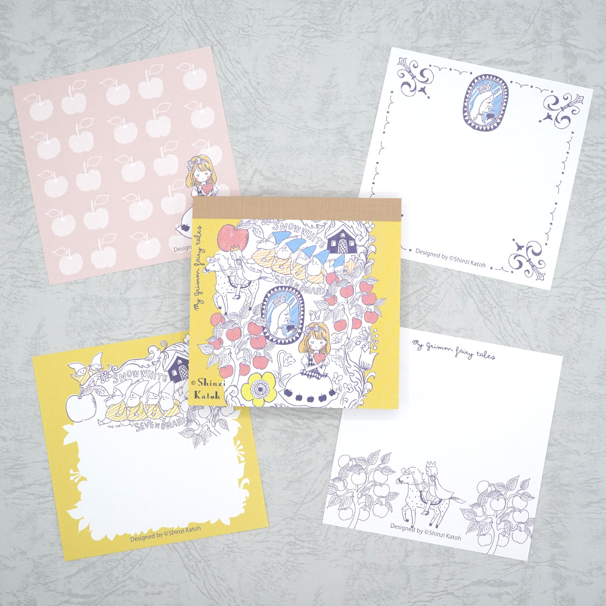 木野瀬印刷　ブロックメモ　グリム童話　白雪姫ＩＩ